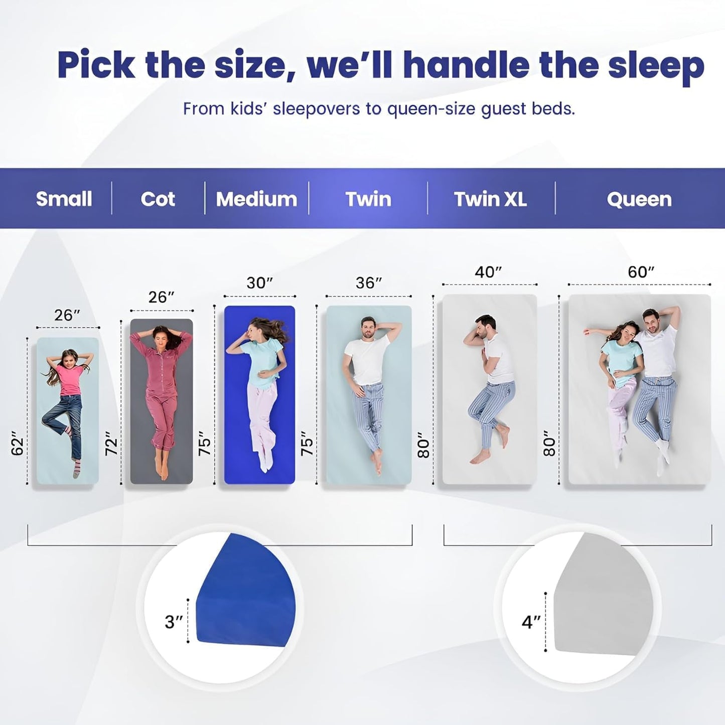 Matrix Air-Cell Memory Foam Camping Mattress