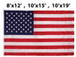 WallSafe™ Nylon Wall-Mounted American Flag | Reinforced Edge Grommets | Made in USA