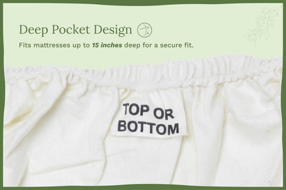 Organic Sateen Bed Sheets Set