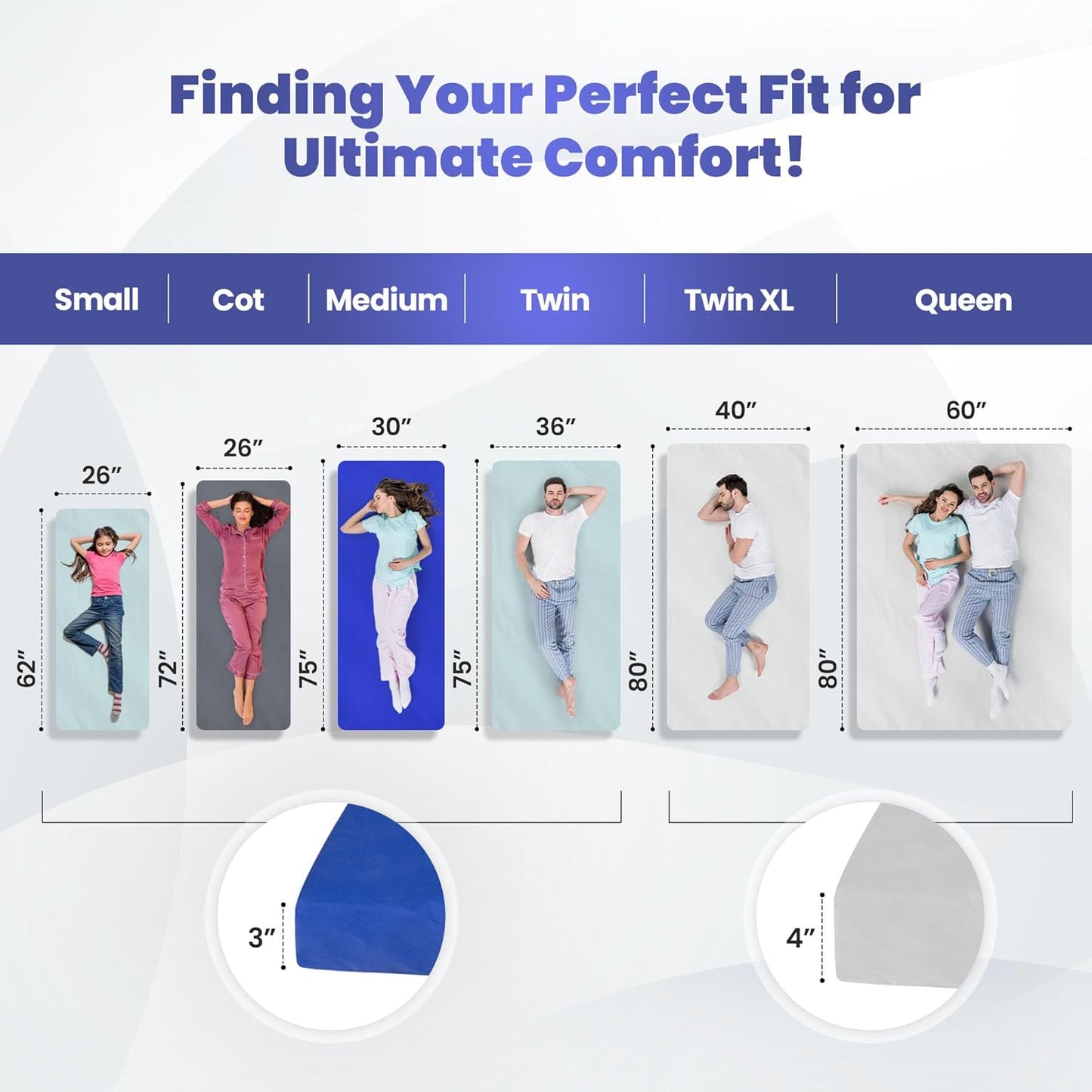 Matrix Air-Cell Memory Foam Camping Mattress