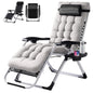 Zero Gravity Recliner Chair Foldable Patio Lounge w/Cup Holder & Cushion