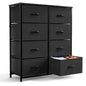 8 Drawer Dresser Storage Organizer Fabric Drawers Chest Bedroom Hallway Unit