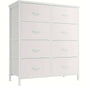 8 Drawer Dresser Storage Organizer Fabric Drawers Chest Bedroom Hallway Unit