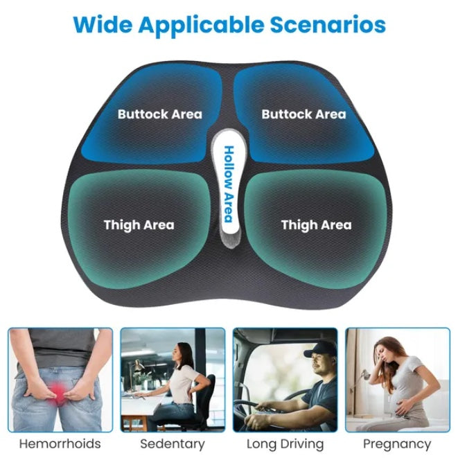 Lumbar Disc Herniation Pain Relief Pillow – Ergonomic Back Support Cushion
