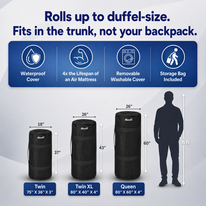 Matrix Air-Cell Memory Foam Camping Mattress