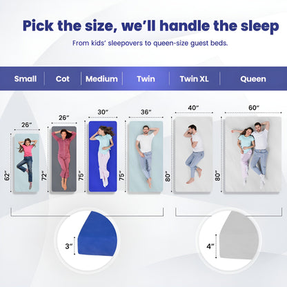 Matrix Air-Cell Memory Foam Camping Mattress