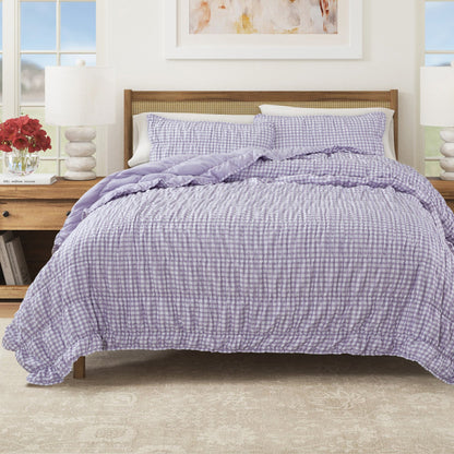 Gingham Printed Quilt Set - Gingham Collection