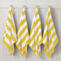 Cotton Velour Cabana Stripe Beach Towel - Novia Collection