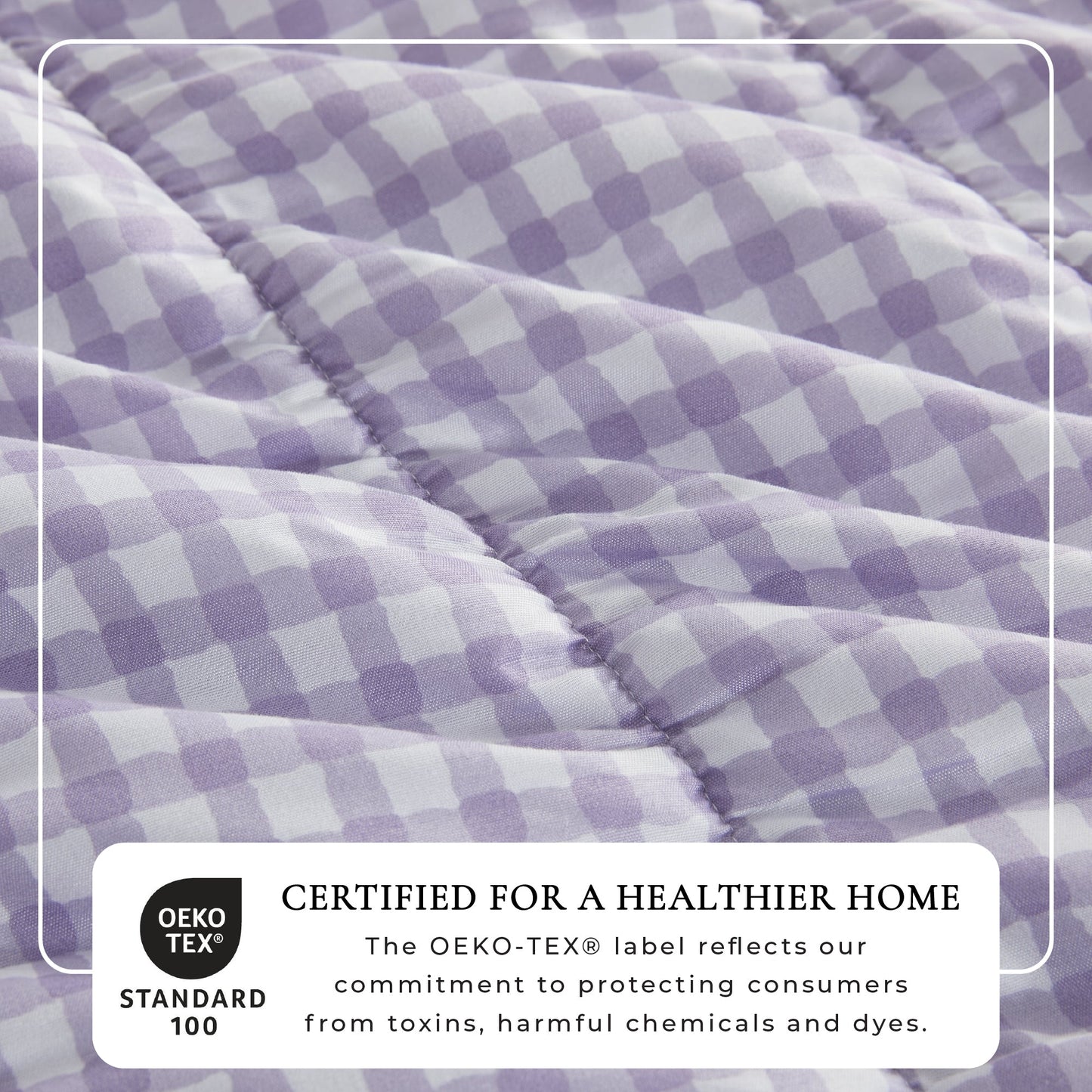 Gingham Printed Quilt Set - Gingham Collection