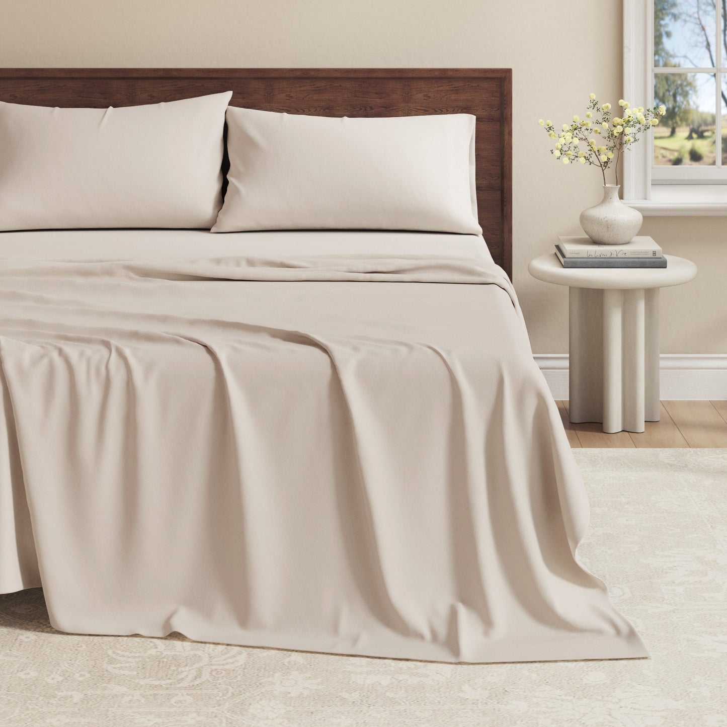 100% Organic Cotton Jersey Knit Sheets