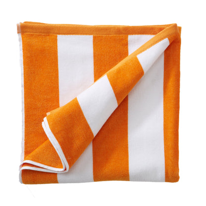Cotton Velour Cabana Stripe Beach Towel - Novia Collection